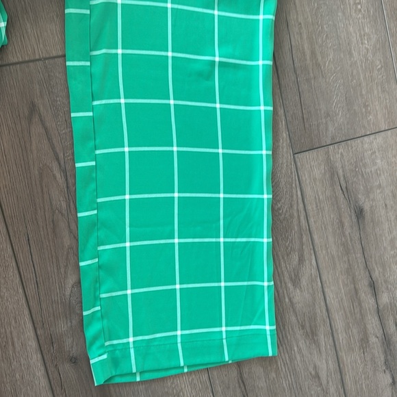 Maison Jules Wide Leg Checker Print Pants in Sz Medium - Picture 6 of 12